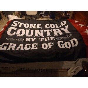 Stone Cold Country By The Grace Of God Brantley Gilbert Nation LG Banner 7' x 5'